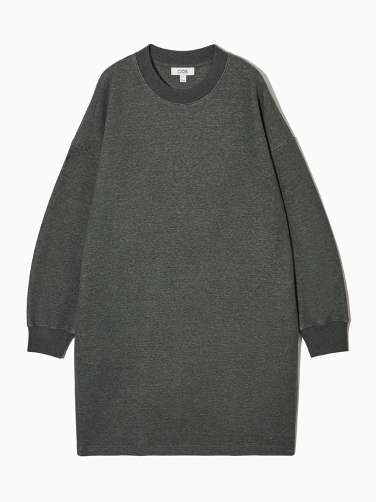 COS Dresses & Skirts - COS Dark Grey Crewneck Sweater Dress